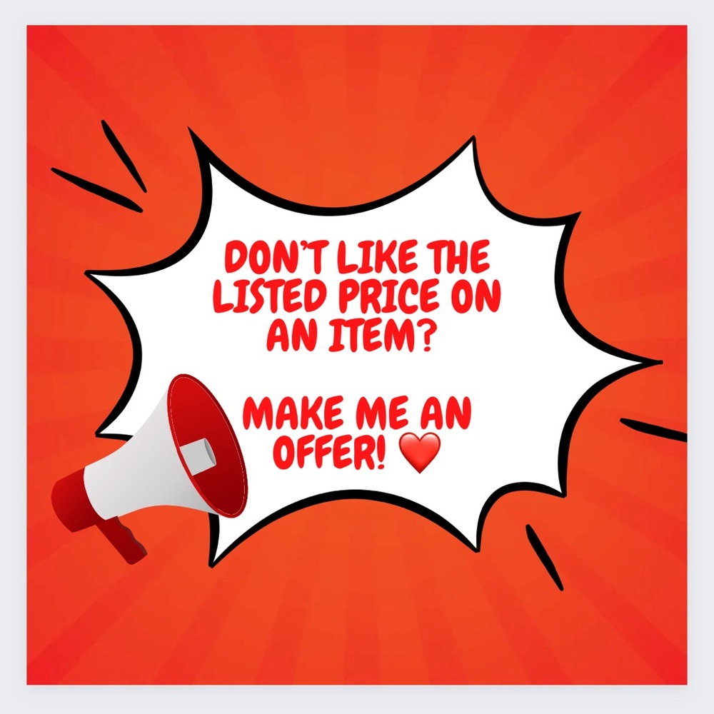 Happy to negotiate prices on all listed items!
